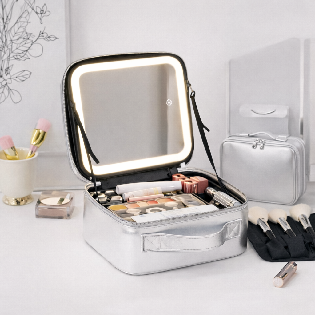 Karylona™ Premium Makeup Bag with Mirror