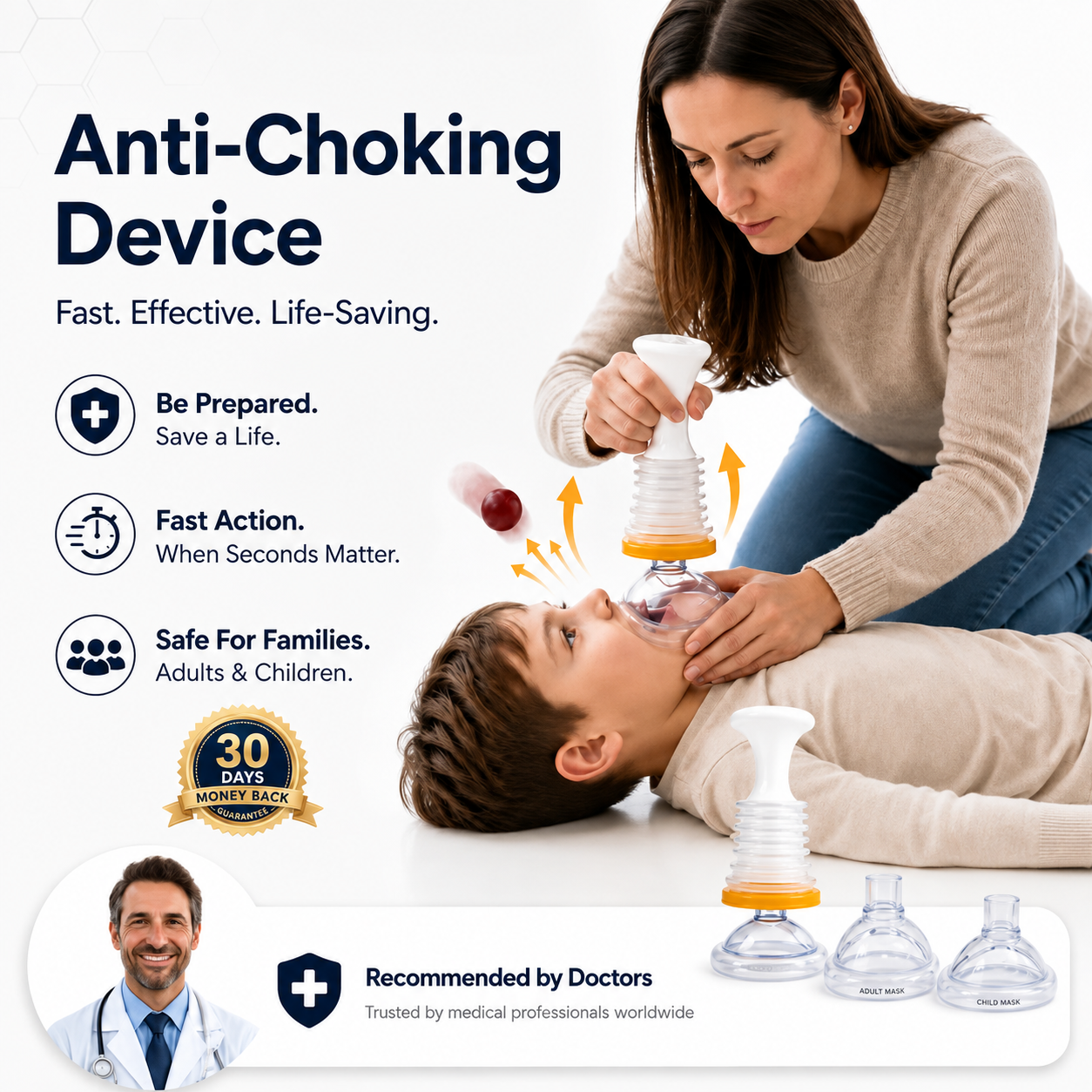 Resqora™ Choking Emergency Device