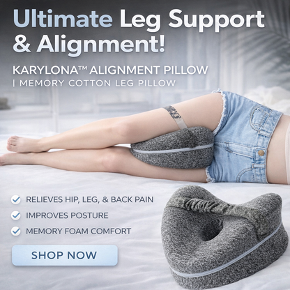 Karylona™ Alignment Pillow | Memory Cotton Leg Pillow