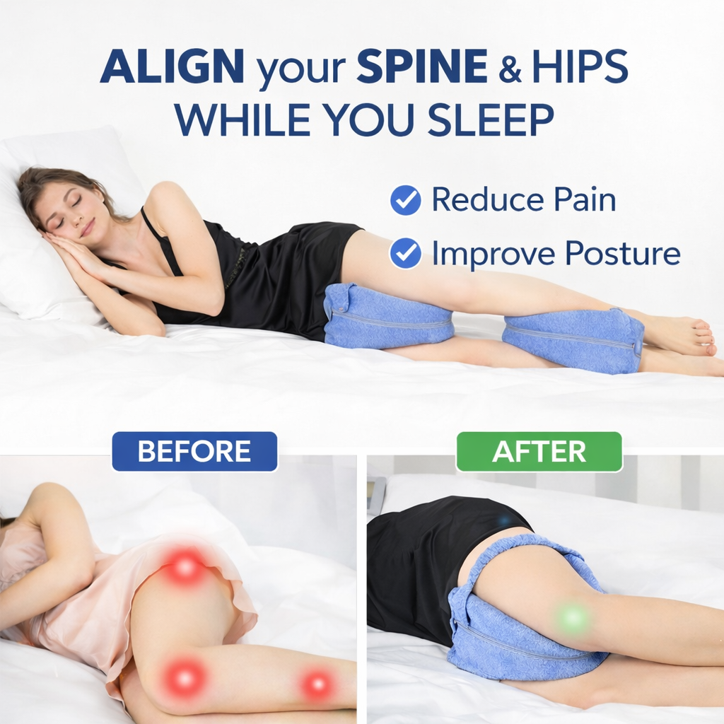 Karylona™ Alignment Pillow | Memory Cotton Leg Pillow