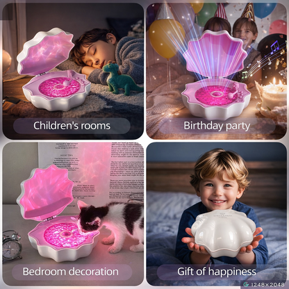 Karylona™ Premium Shell Speaker | Bluetooth Speaker with Light