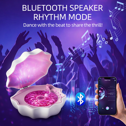 Karylona™ Premium Shell Speaker | Bluetooth Speaker with Light