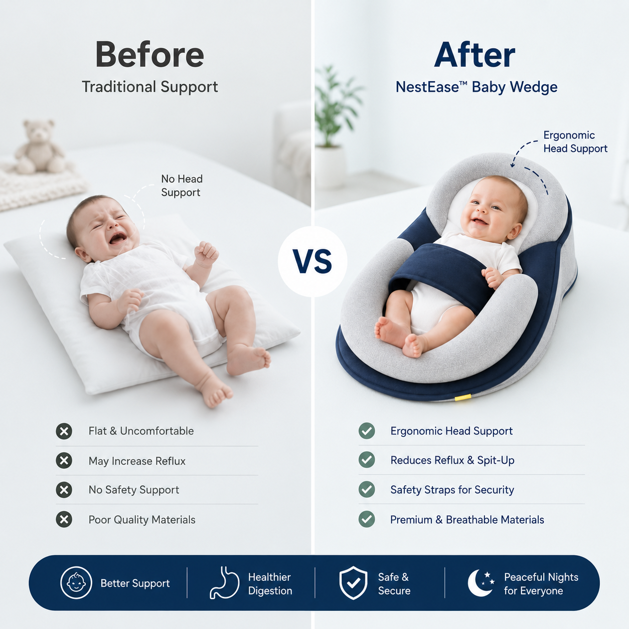 NestEase™ Baby Wedge