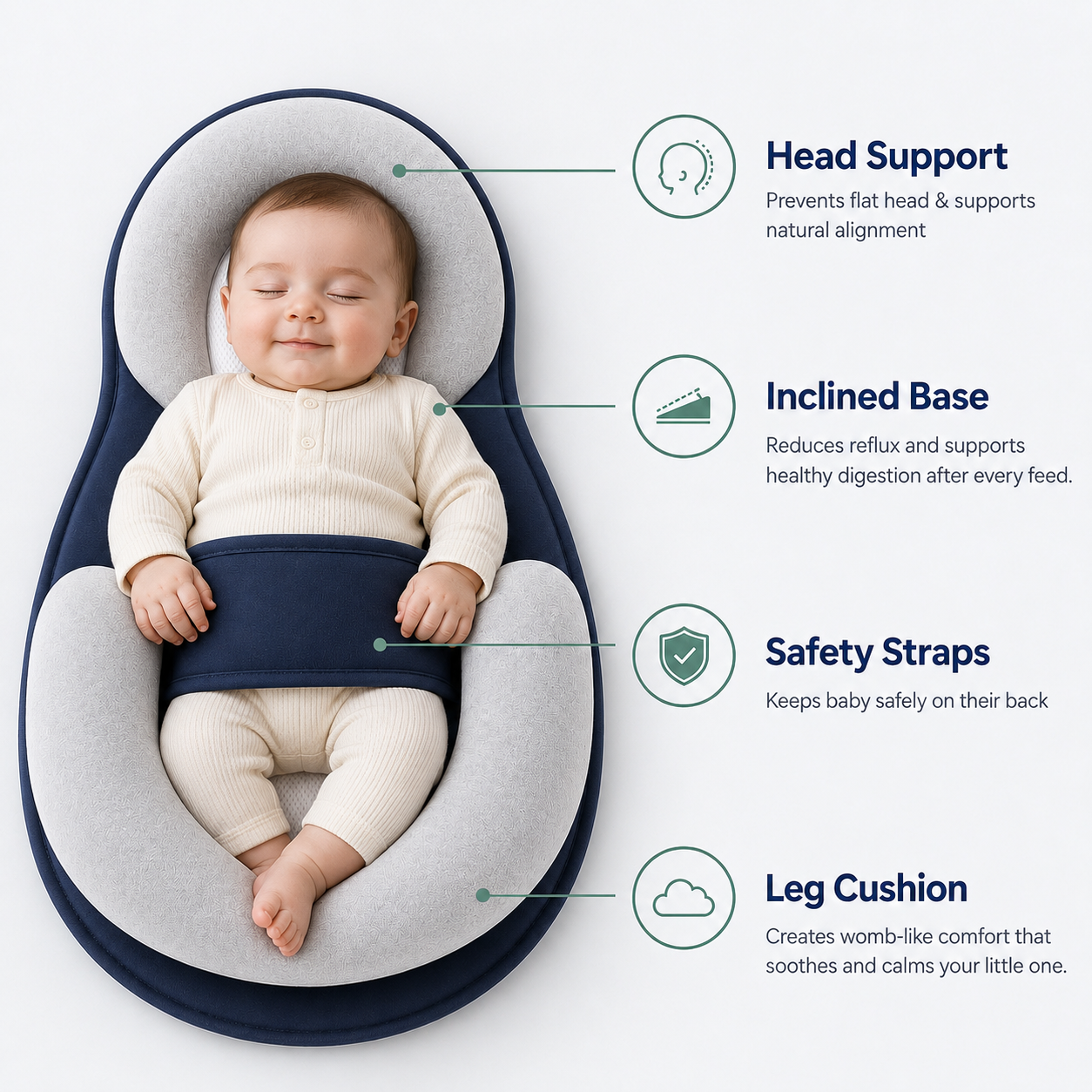 NestEase™ Baby Wedge