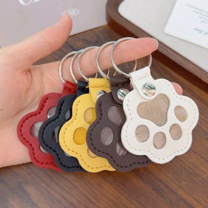 Pet Hair Collector™ - Pet Paw Shaped Leather Keychain