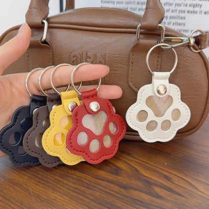 Pet Hair Collector™ - Pet Paw Shaped Leather Keychain