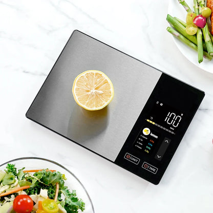 Karylona™ AI Smart Food Scale with App – Calorie & Macro Tracking, 1 g Precision