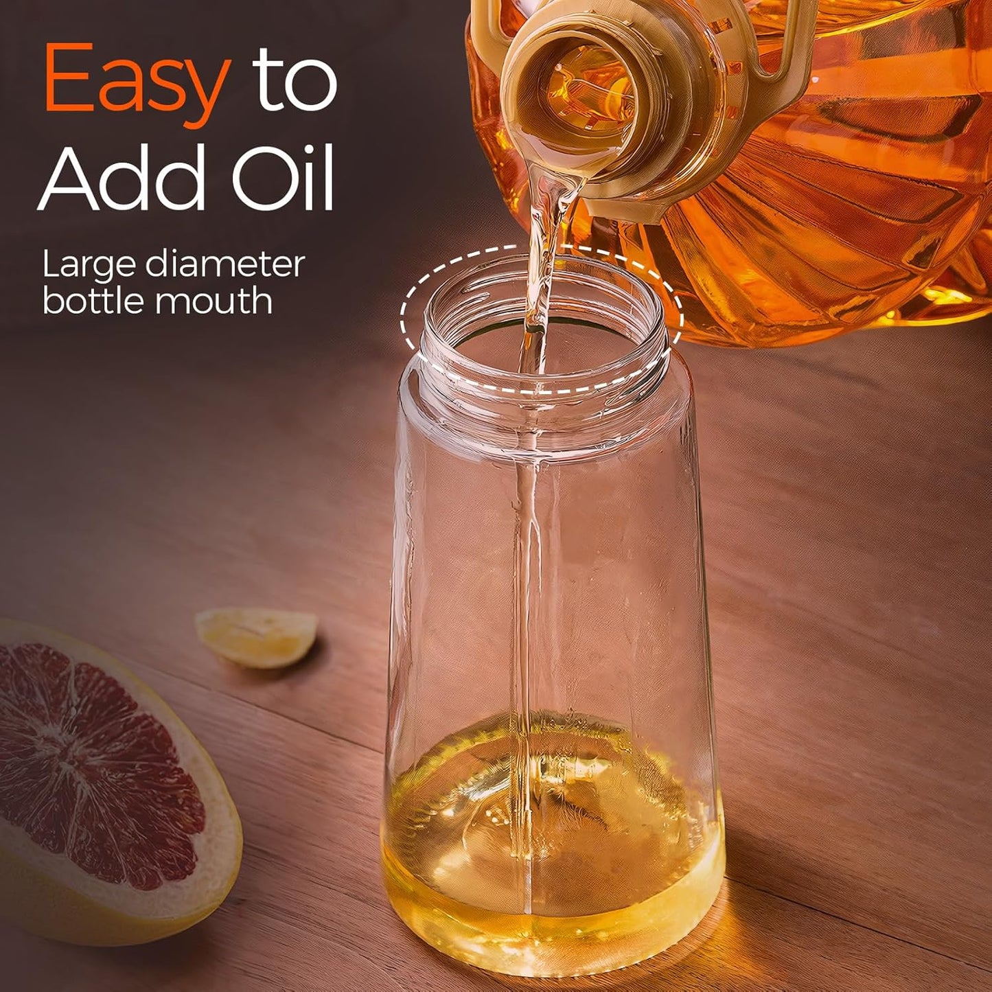 Karylona™ Olive Oil Dispenser | Sprayer for Cooking 2 in 1- Spray and Pour